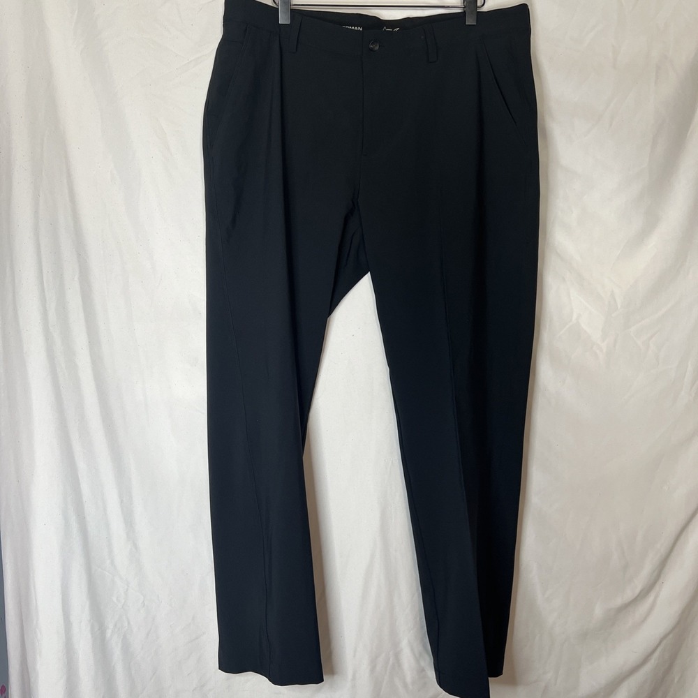 Greg Norman Mens Golf Pants ML75 MicroLux Stretch black Pants w36xL30